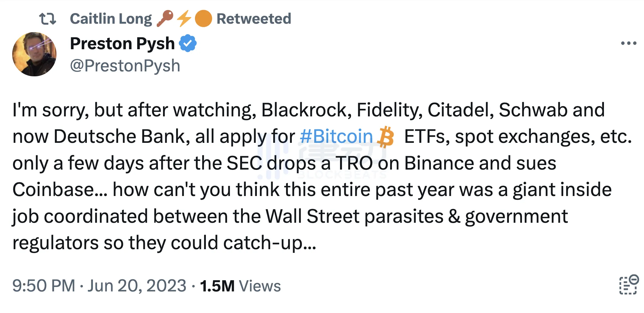 华尔街巨擘的ETF和EDX攻占Crypto，是好是坏？